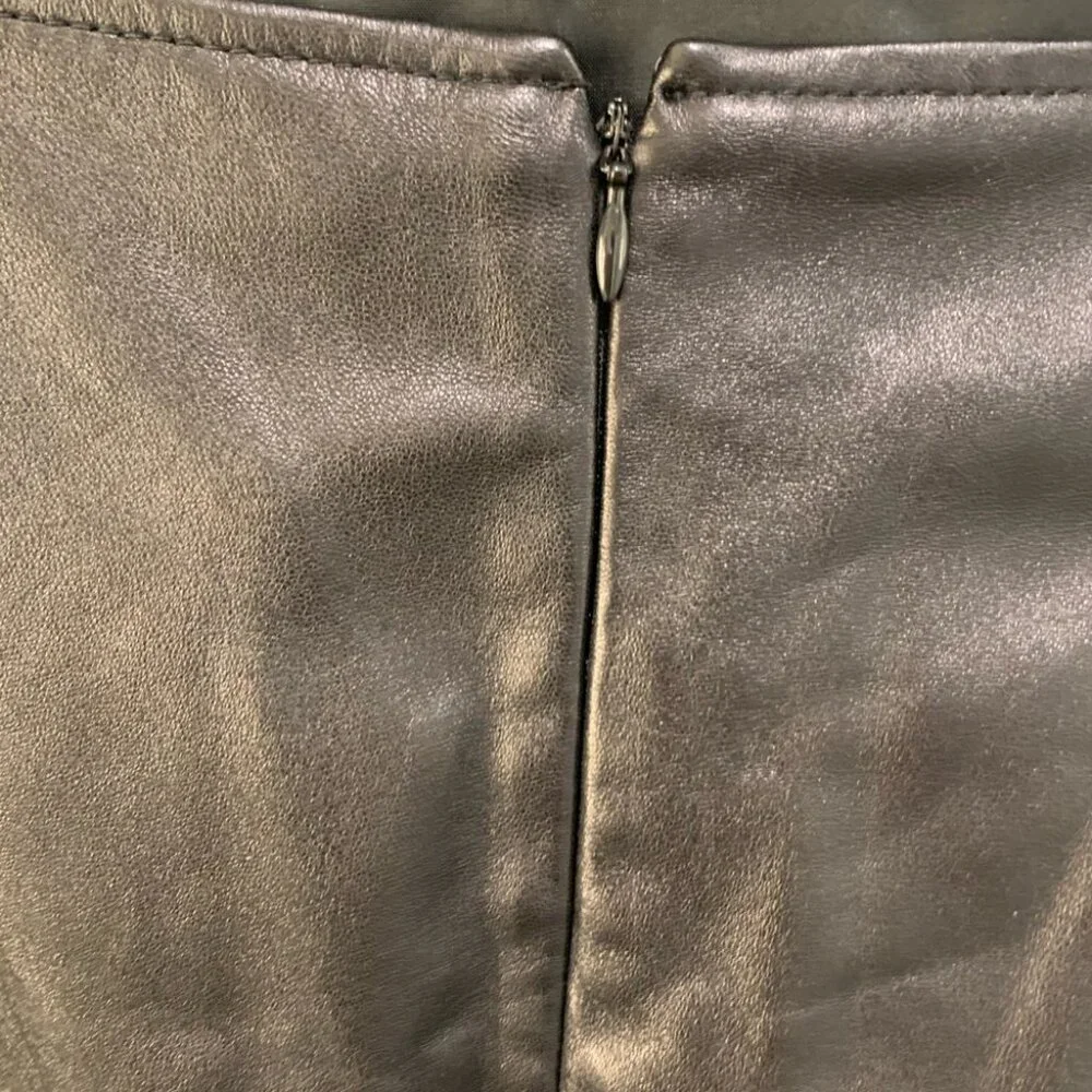 Carlisle 100% Leather Skirt - Picture 4 of 6